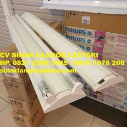 Kap Lampu TL V 2x36 Watt atau Kap V 2x36 Watt